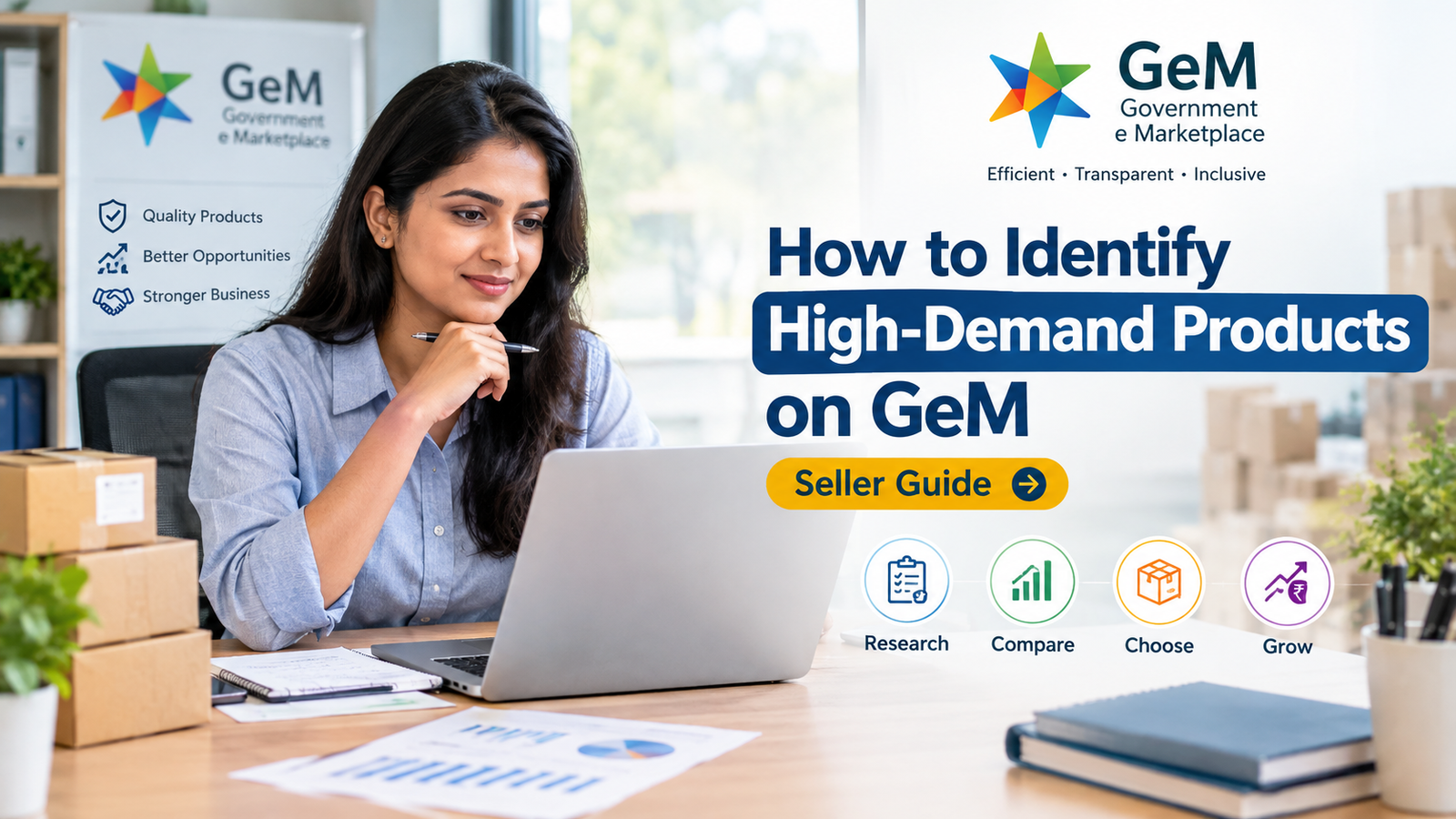 How to Identify High-Demand Products on GeM | Seller Guide